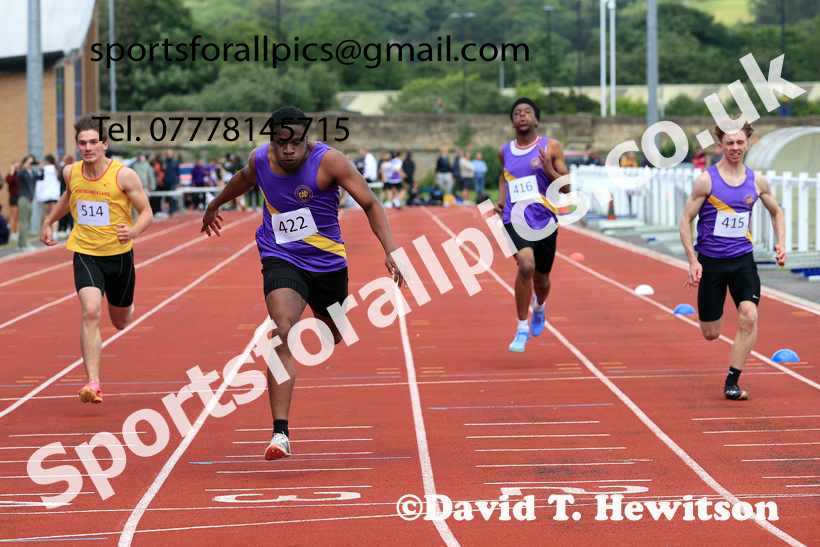 Sprints, 2026 Northern Schools Inter Counties, Wentworth, Hexham. Photo: David T. Hewitson/Sports for All Pics